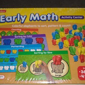 LAKESHORE: Early Math Activity Center #FF186 Ages 2+ New sealed